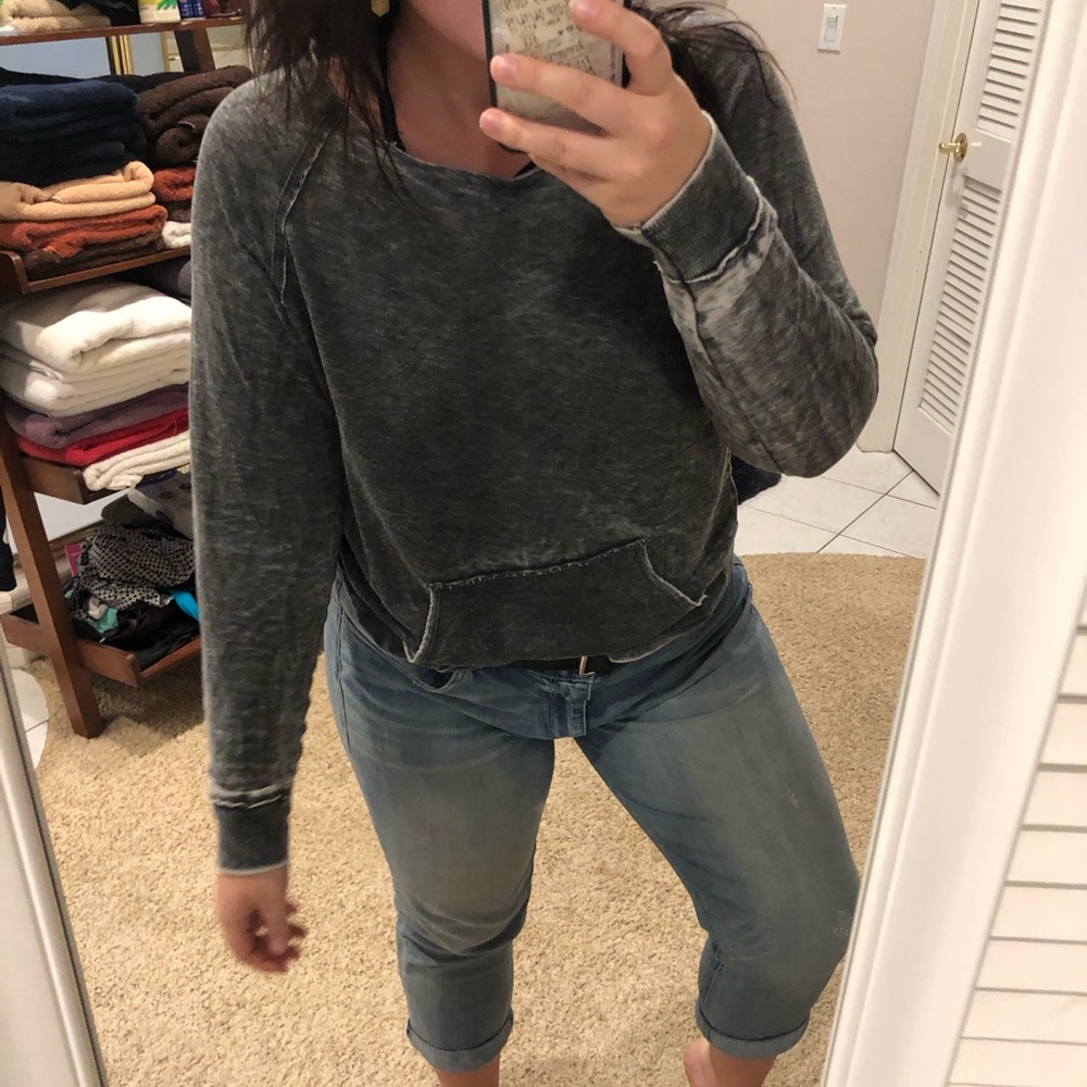 Grey faded pullover